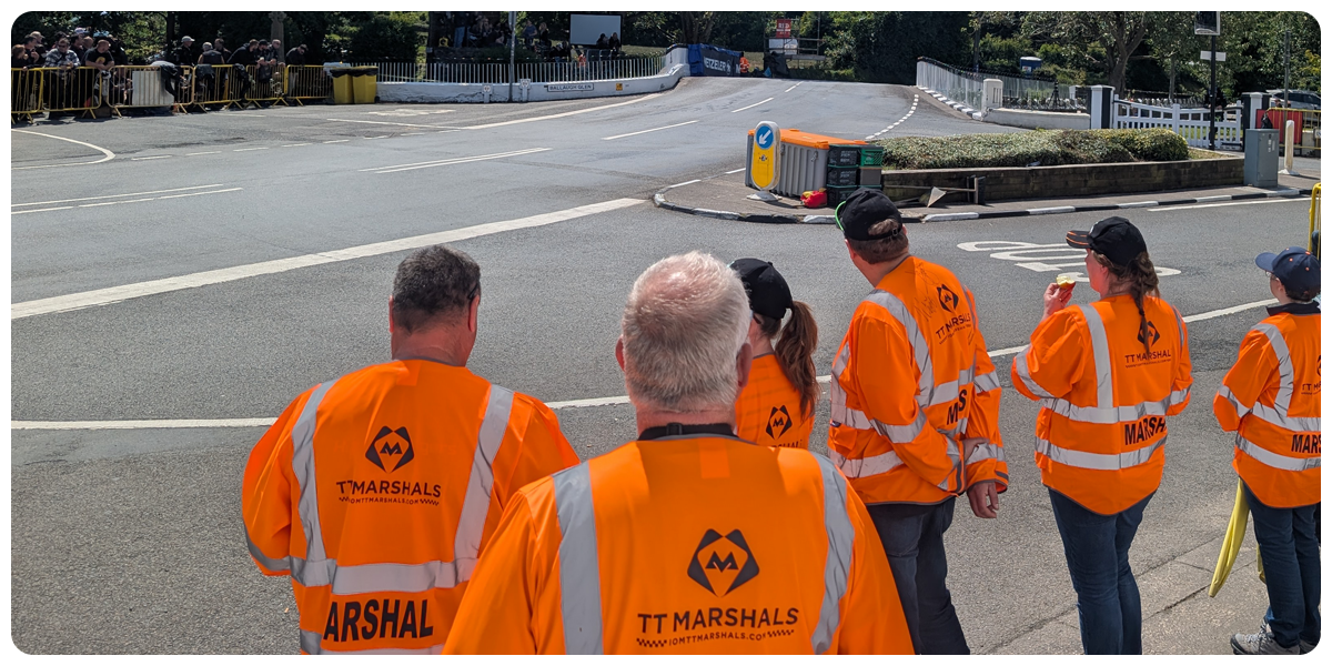 Marshall à Ballaugh Bridge au TT 2025